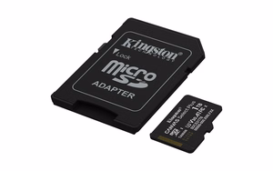 Kingston Technology 1TB microSDXC Canvas Select Plus Gen3 150MB/s A1 kortelė + adapteris
