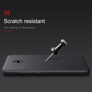 Nillkin Super Frosted Shield dėklas telefonui Xiaomi Redmi 8A - juodas