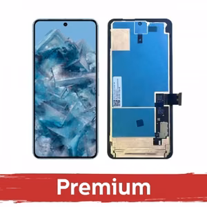 LCD ekranas skirtas Google Pixel 8 Pro juodas su rėmu OEM