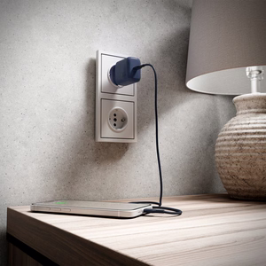 Puro ICON USB-C - USB-C laidas 1.5m - tamsiai mėlynas