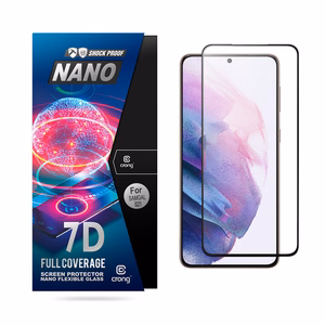 Crong 7D Nano Flexible Glass 9H hibridinis ekrano stiklas, skirtas Samsung Galaxy S21