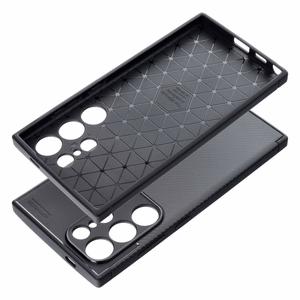Dėklas telefonui CARBON PREMIUM SAMSUNG S24 Ultra juodas