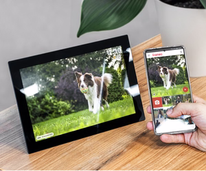 Kruger&Matz FRAMEO Wi-Fi skaitmeninis nuotraukų rėmelis, 10,1 col., juodas