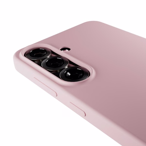Puro Icon silikoninis dėklas telefonui Samsung Galaxy S25 - rožinis