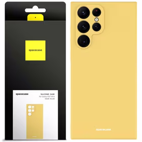 Spacecase silikoninis dėklas Galaxy S22 Ultra geltonas