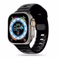 TECH-PROTECT ICONBAND LINE APPLE WATCH 4 / 5 / 6 / 7 / 8 / 9 / SE / ULTRA 1 / 2  (42 / 44 / 45 / 49 MM) JUODAS