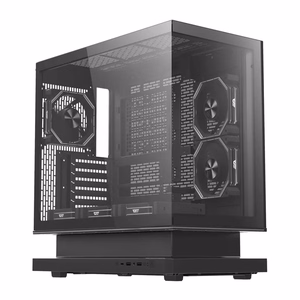 DarkFlash F1 ATX kompiuterio korpusas su 6 ventiliatoriais, juodas