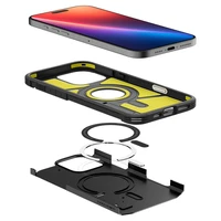 Spigen Tough Armor "T" Magnetinis dėklas iPhone 16 Pro Max - juodas