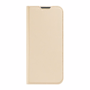 Dux Ducis Skin Pro atverčiamas dėklas telefonui Xiaomi Poco F4 5G auksinis