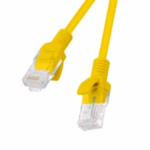 Lanberg Патч-корд RJ45, Cat. 5e, UTP, 1m, Желтый