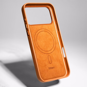 Etteri Elegant Mag dėklas for iPhone 17 Air 6,6" oranžinis