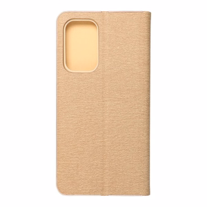 LUNA Book Gold dėklas telefonui SAMSUNG A53 5G auksinis