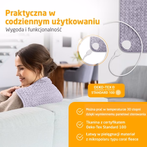 Medisana HP 518 šildymo pagalvėlė, švelnios alyvinės spalvos