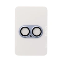 Tempered glass Tel Protect 95% AR+AF Full Metal Camera Protector on camera for Iphone 17 blue (camera island)