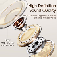 Rock Ausinės O3 ANC belaidžios (Bluetooth) juodos