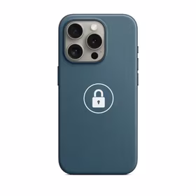 Telefono dėklas "FineWoven" skirtas iPhone 15 Pro / Pacific Blue / pakuotėje