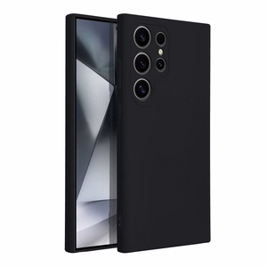 Silikoninis dėklas telefonui Samsung S24 Ultra juodas