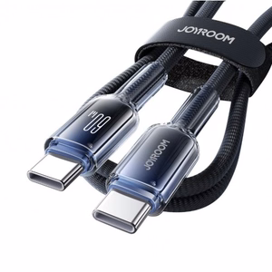 USB laidas Joyroom S-A42 juodas Type-C / Type-C 120cm (iki 60W)
