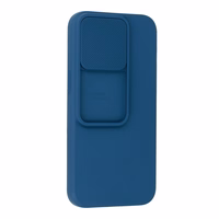 Camshield Soft dėklas telefonui Iphone 13 Pro Max Tamsiai mėlyna