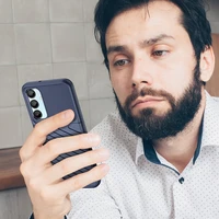 Thunder dėklas Samsung Galaxy A26 silikoninis šarvuotas - mėlynas