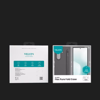Nillkin Flex Pure Fold dėklas Samsung Galaxy Z Fold 7 su S Pen Space - juodas