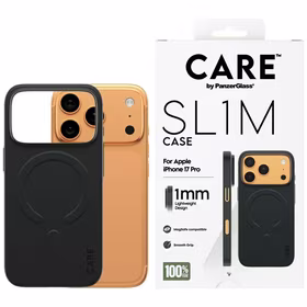 CARE by PanzerGlass SL1M MagSafe deklas iPhone 17 Pro - juodas