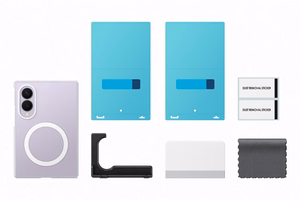 Samsung Galaxy Z Fold8 skaidrus magnetinis dėklas su 2 antirefleksinėmis plėvelėmis
