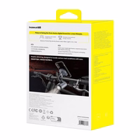 Baseus PrimeTrip 2-in-1 dviračio laikiklis, telefono laikiklis + žibintuvėlis (juodas)