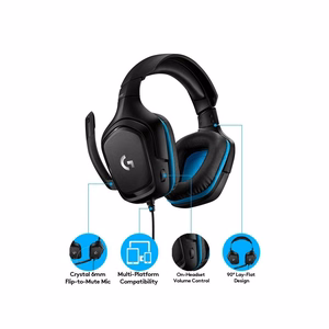 Logitech G G432 žaidimų ausinės