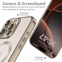 Tech-Protect MagFlex magnetinis dėklas iPhone 16 Pro Max - auksinė