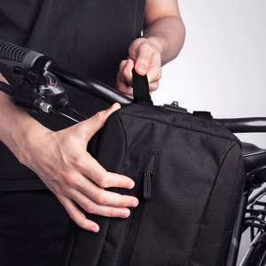 Wozinsky WSB6GR Scooter Handlebar Sports Bag with Shoulder Strap 5L - Gray