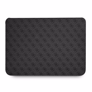 Guess 4G Uptown Triangle Logo dėklas 16" nešiojamam kompiuteriui - juodas