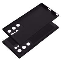 BREEZY dėklas telefonui SAMSUNG S22 Ultra juodas