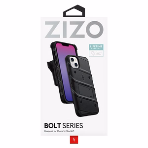 Чехол ZIZO BOLT Series для iPhone 14 Plus, чёрный