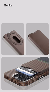 Benks piniginė magnetinė ArmorGo Kevlar stovas Prestige