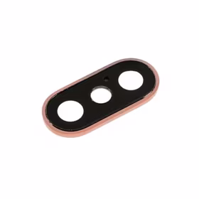 iPhone XS/XS Max kameros stikliukas su rėmeliu Gold ORG