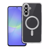 ELECTRO MAG COVER dėklas telefonui suderinamas su Magnetiniu MagSafe SAMSUNG A36 sidabrinė