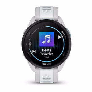 Garmin Forerunner 165 Music GPS išmanusis laikrodis, 1,2 col. (3,05 cm) AMOLED jutiklinis ekranas, 43 mm, 390 × 390 piks., pilkas