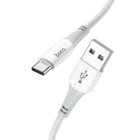 Kabelis USB A į USB C Hoco 3A 1 m X70 baltas