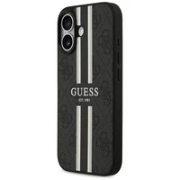 "Guess 4G Printed Stripes MagSafe" dėklas iPhone 17 - juodas