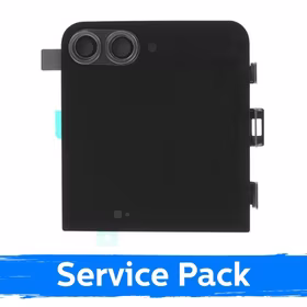 LCD ekranas suderinamas su Samsung F766 Z Flip7 (OUTER) su rėmeliu / Jet juodas / (Service Pack)