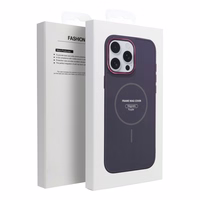 FRAME MAG COVER Dėklas telefonui suderinamas su Magnetine IPHONE 13 violetinis
