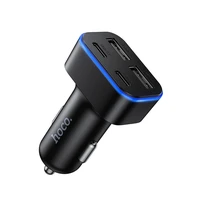 Automobilinis įkroviklis Hoco 2xUSB A + 2xUSB C PD QC3.0 42W Z63 juodas