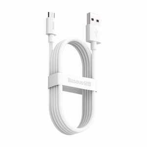 Набор кабелей Baseus Simple Wisdom Data Cable Kit USB на Micro 2.1A (2 шт./комплект) 1.5м белый