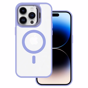 Tel Protect Dėklas telefonui su stovu MagSafe iPhone 13 Pro Max (m) - šviesiai violetinis (m)