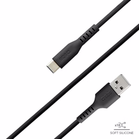 SBS TECABLEMICROC15K USB-A - USB-C kabelis 1,5 m - juodas