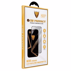 OG 6D Premium Privacy grūdinto stiklo ekrano apsauga Samsung Galaxy S24 Ultra, juodas