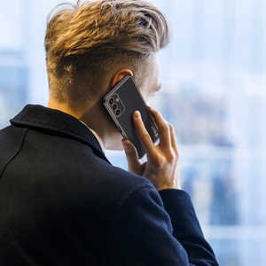 Dux Ducis Yolo элегантный чехол из экологической кожи для Samsung Galaxy A13 5G чёрный