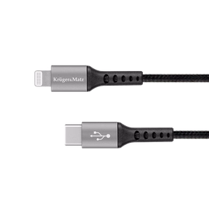 Kruger&Matz USB-C–Lightning C94 MFi laidas, 1 m