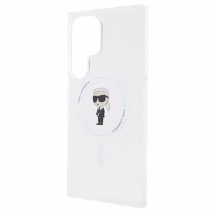Karl Lagerfeld IML Ikonik MagSafe dėklas telefonui Samsung Galaxy S24 Ultra - skaidrus